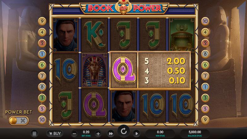 Book Of Power slot game artwork