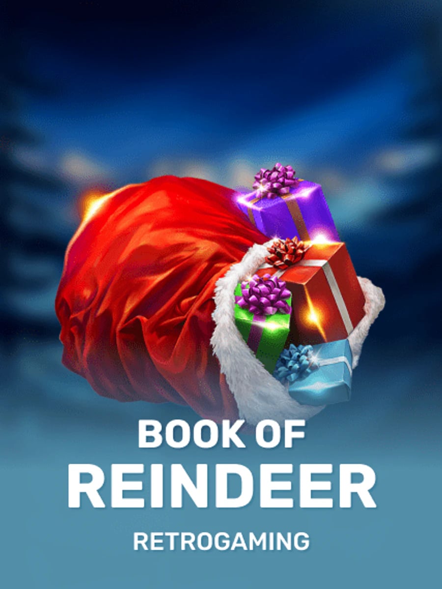Book Of Reindeer slot game artwork