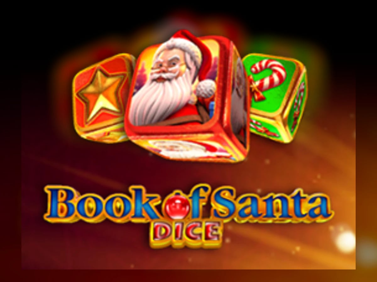 Book of Santa Dice slot game artwork