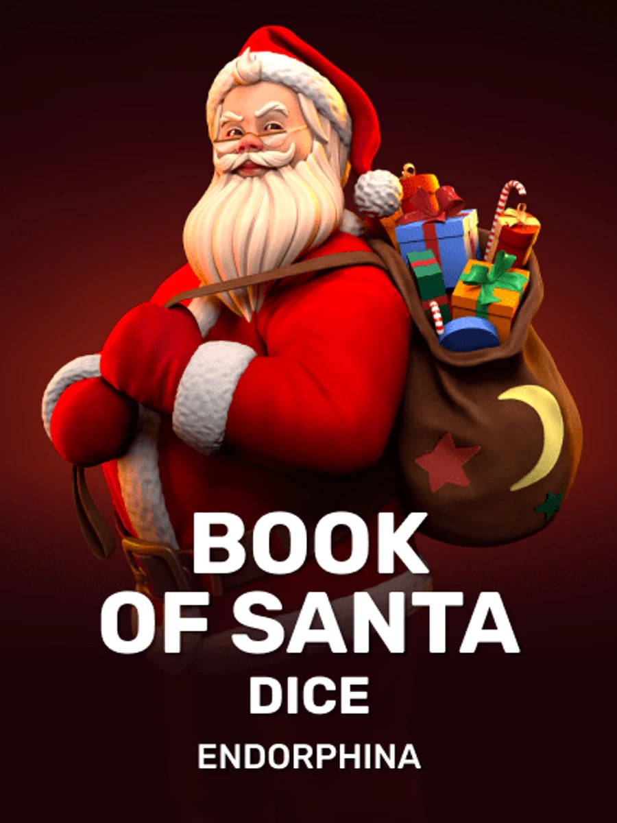 Book of Santa Dice slot game artwork