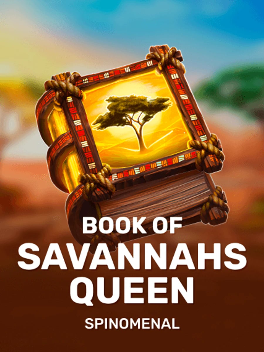 Book of Savannah's Queen slot game artwork