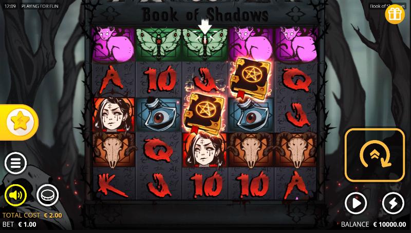 Book Of Shadows (Nolimit City) slot game artwork