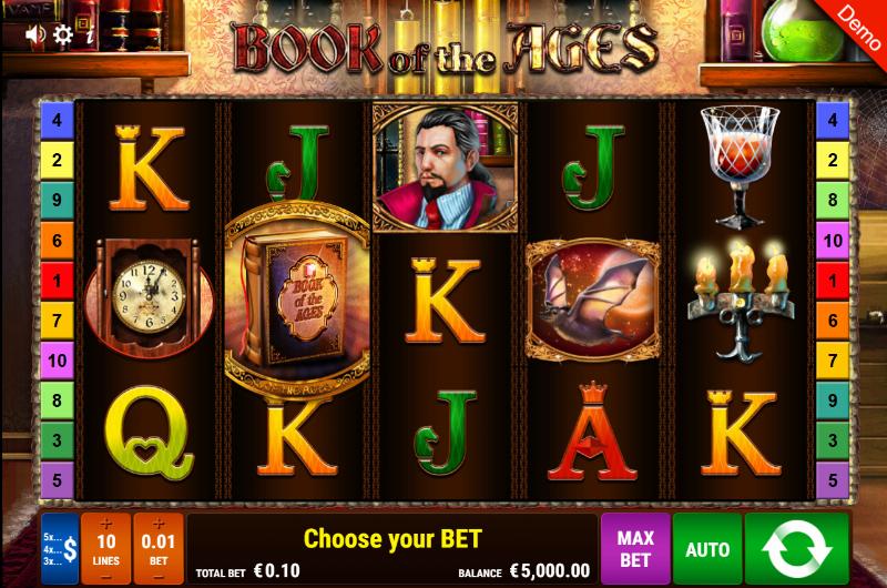 Book Of The Ages slot game artwork