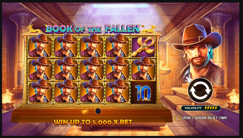 Book Of The Fallen slot game artwork