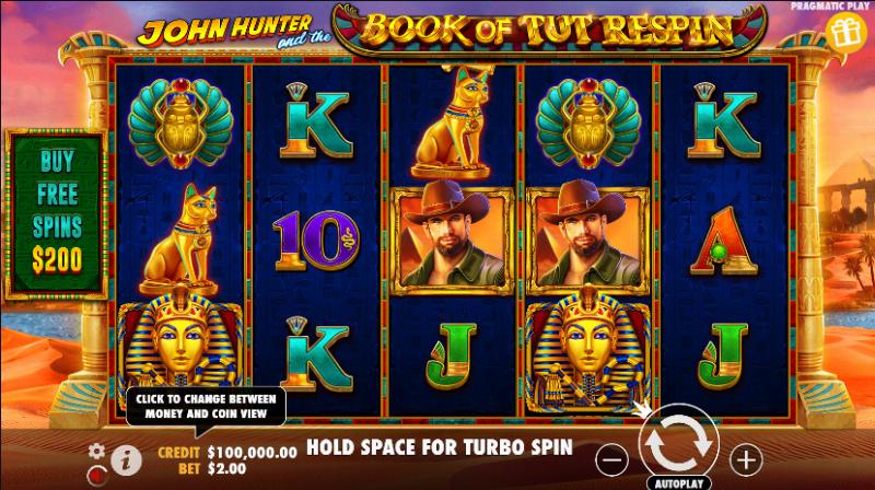 Book Of Tut Respin slot game artwork