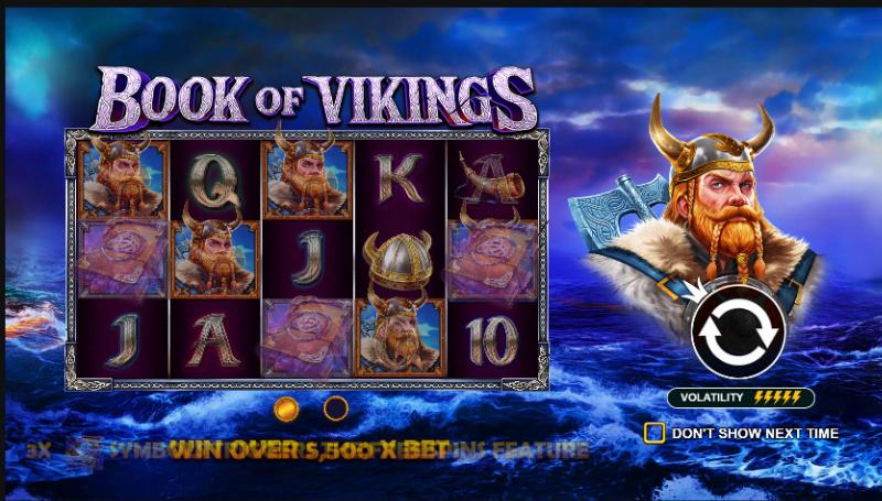 Book Of Vikings slot game artwork
