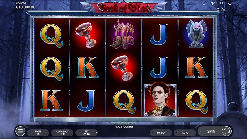 Book Of Vlad slot game artwork
