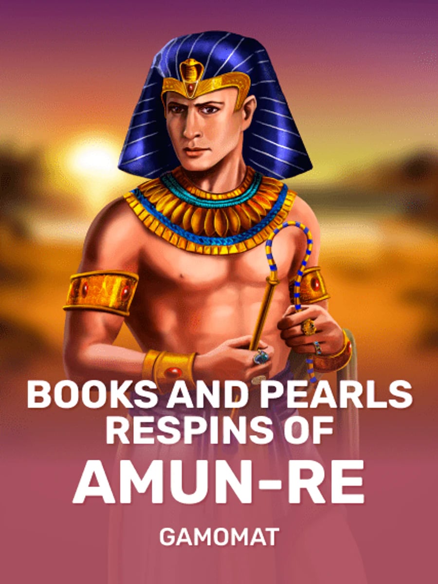 Books and Pearls Respins of Amun-Re slot game artwork