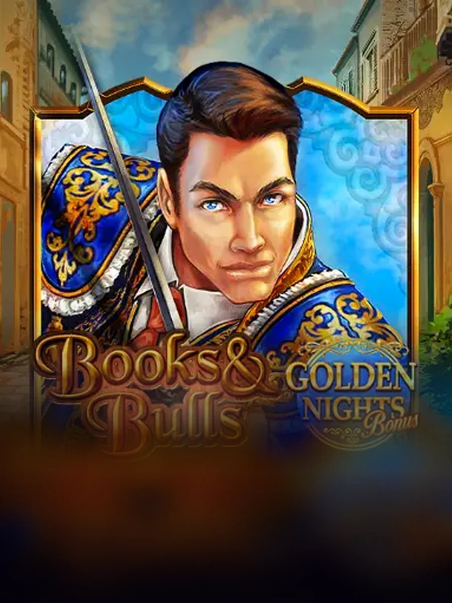 Books & Bulls Golden Nights Bonus slot game artwork