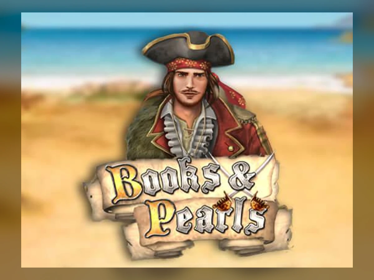 Books & Pearls slot game artwork