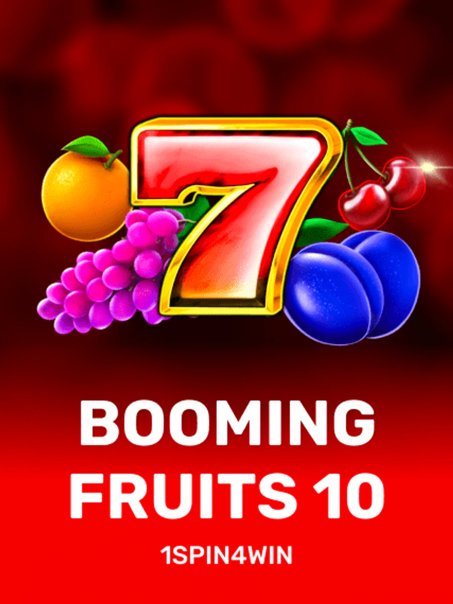 Booming Fruits 10 slot game artwork