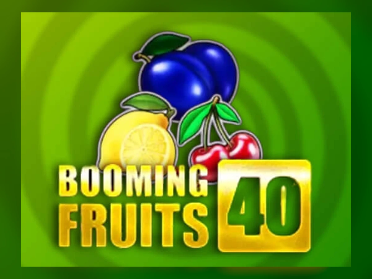 Booming Fruits 40 slot game artwork