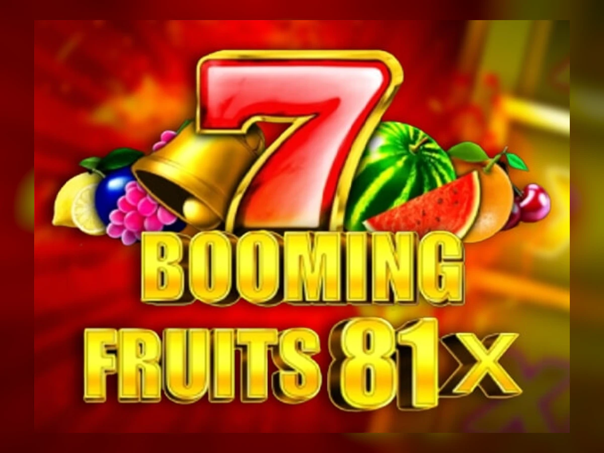 Booming Fruits 81x slot game artwork