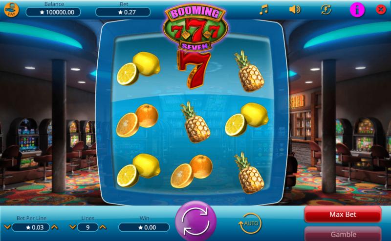 Booming Seven slot game artwork