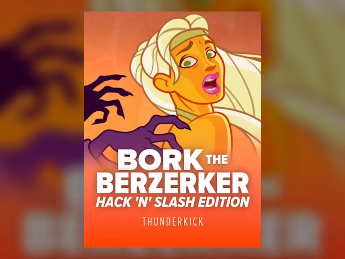Bork the Berzerker Hack 'N' Slash Edition slot game artwork