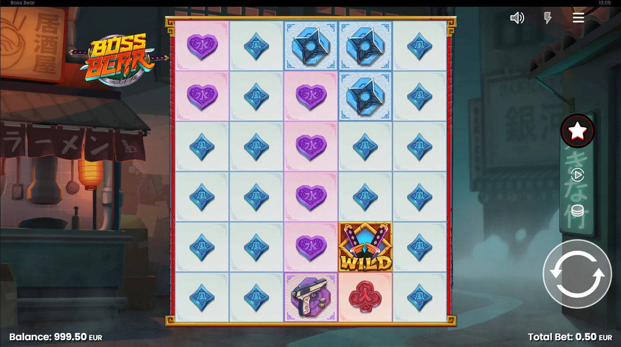 Boss Bear slot game artwork