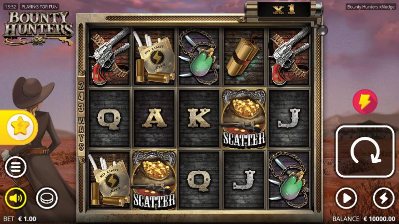 Bounty Hunters slot game artwork