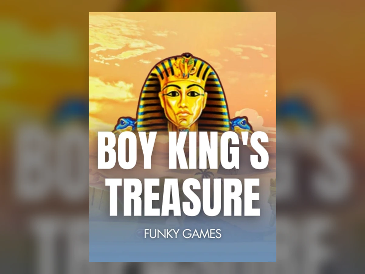 Boy King's Treasure slot game artwork