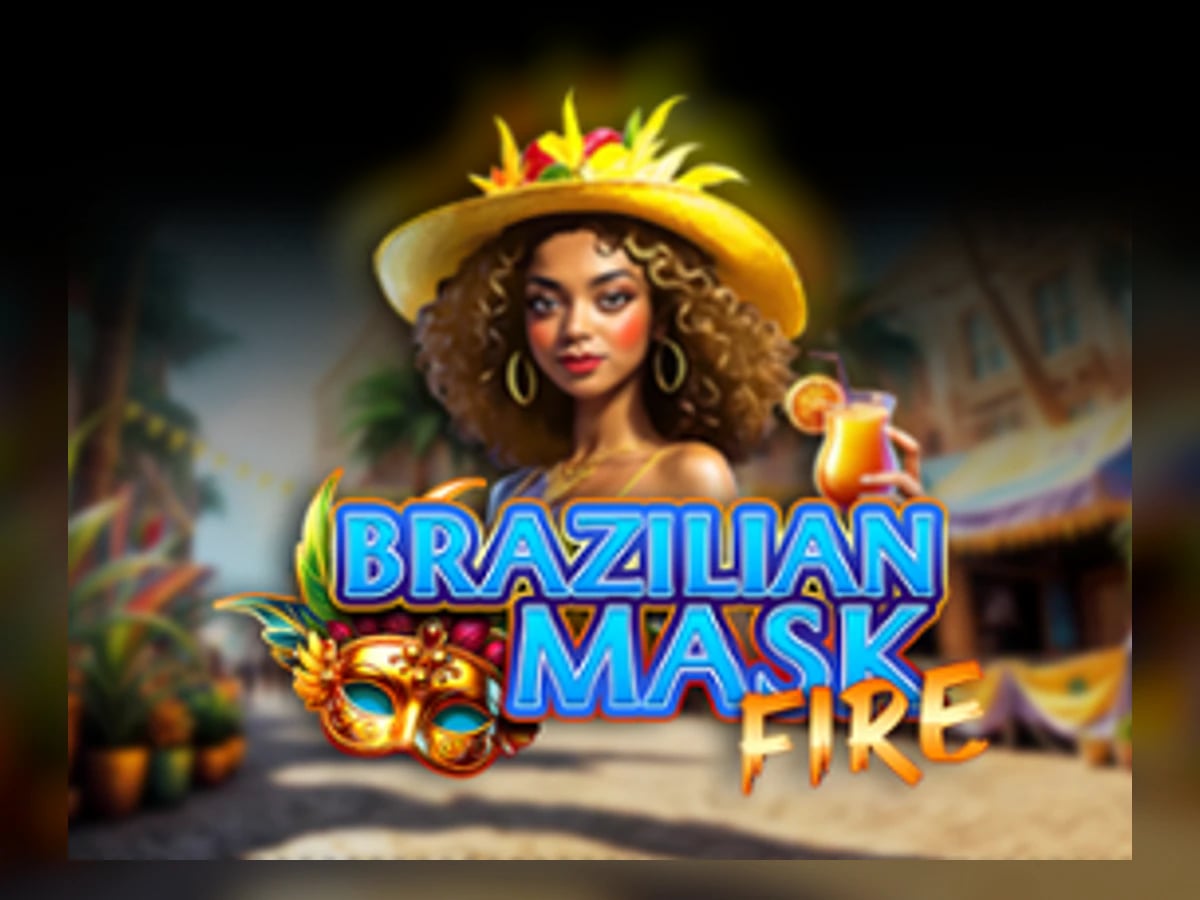 Brazilian Mask Fire slot game artwork