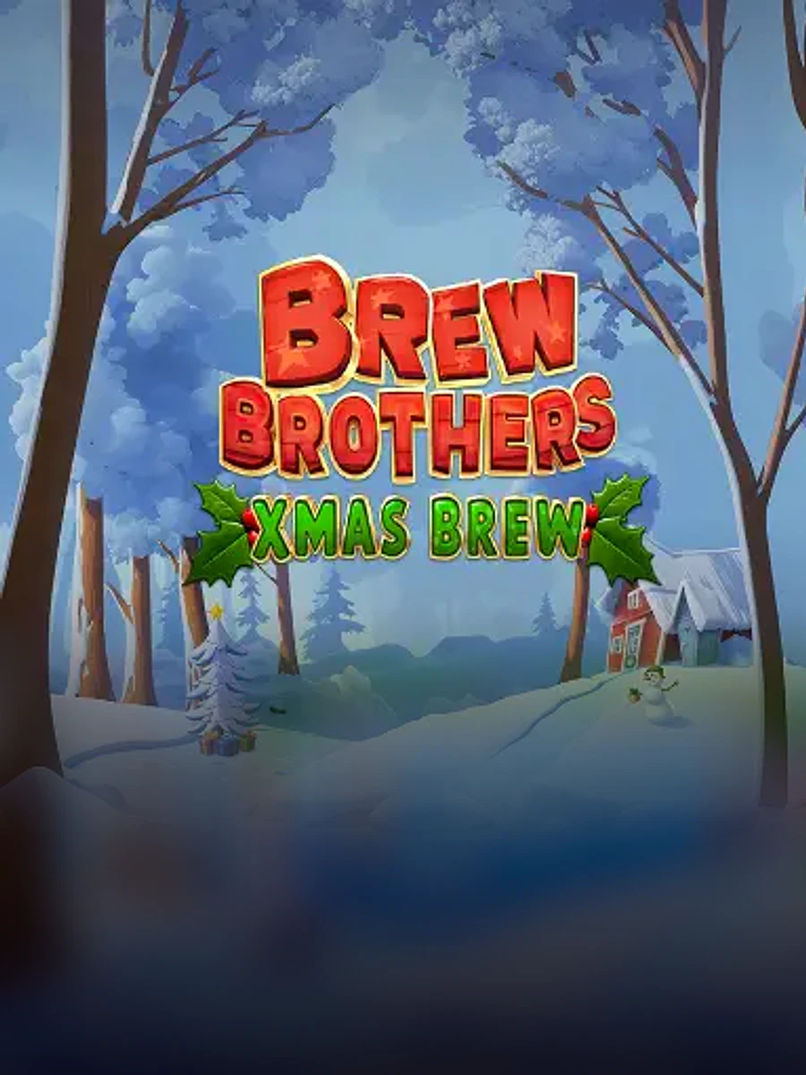 Brew Brothers: Xmas Brew slot game artwork