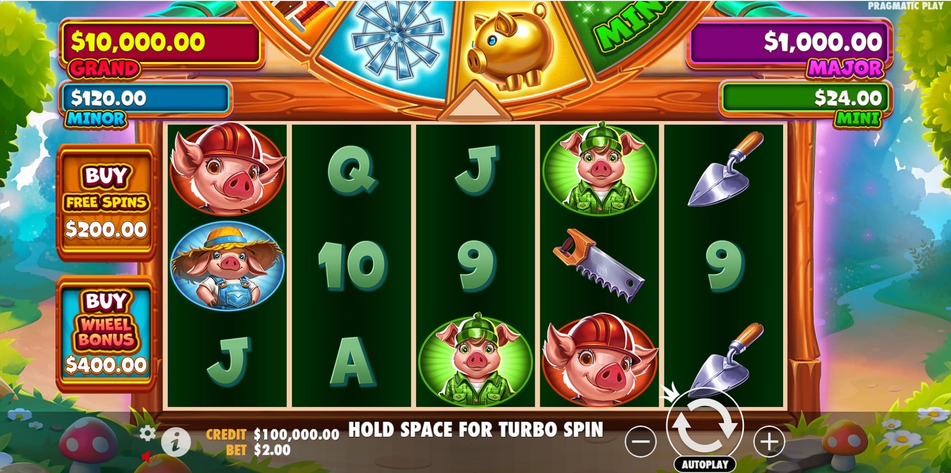 Brick House Bonanza slot game artwork