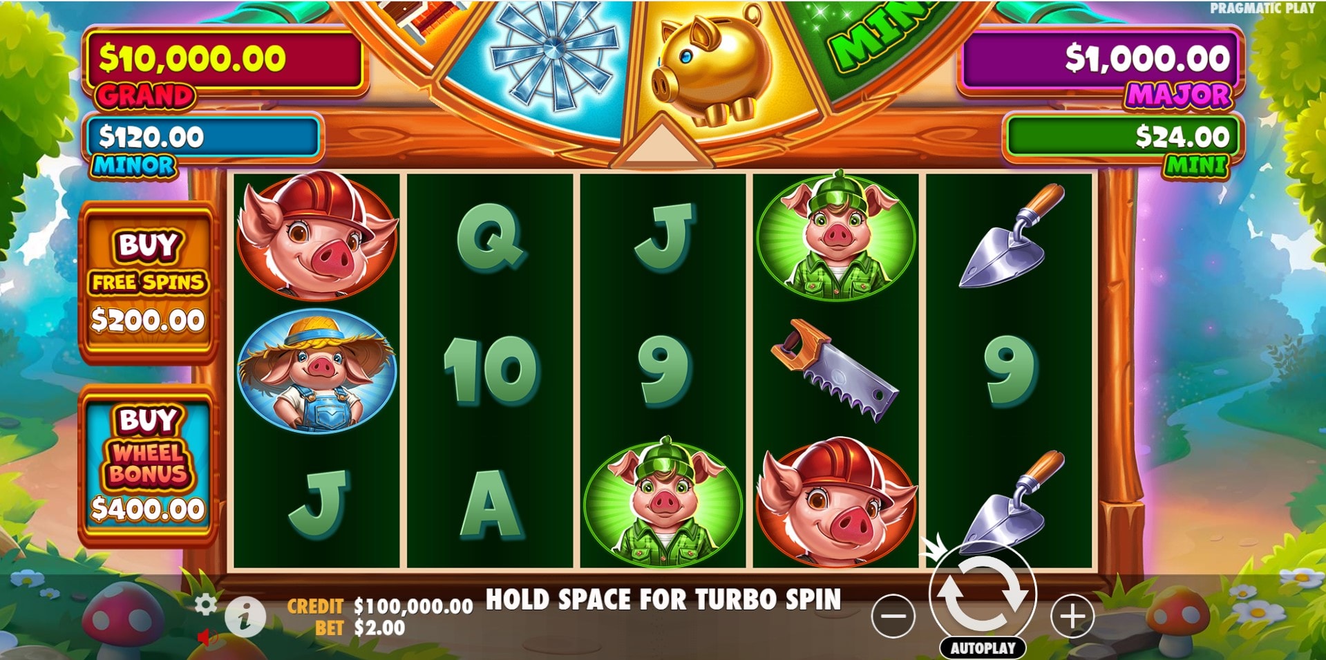Brick House Bonanza slot game artwork