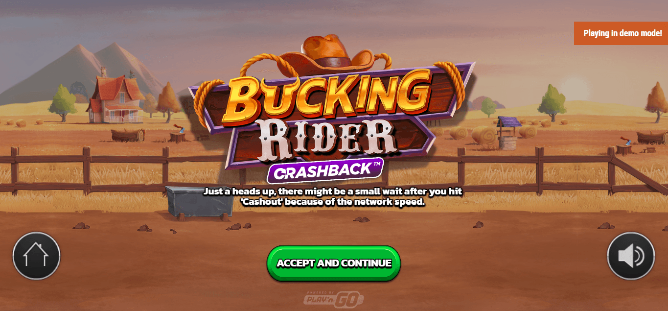 Bucking Rider slot game artwork