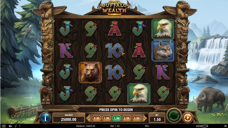 Buffalo Of Wealth slot game artwork