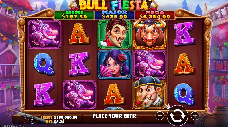 Bull Fiesta slot game artwork