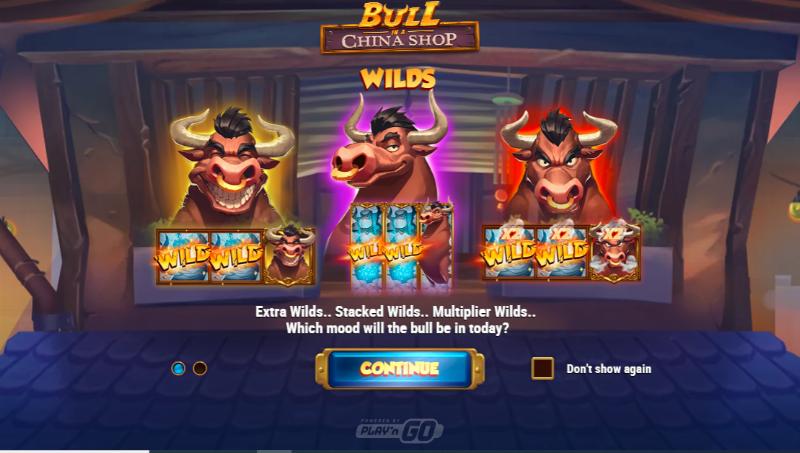 Bull In A China Shop slot game artwork