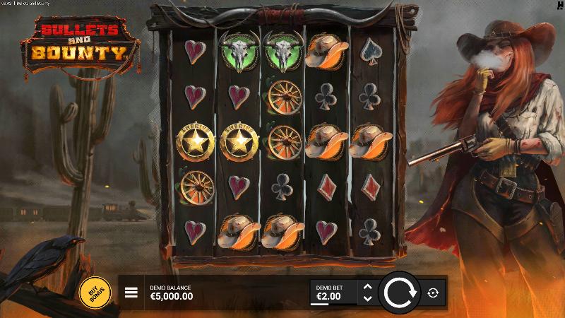 Bullets And Bounty slot game artwork