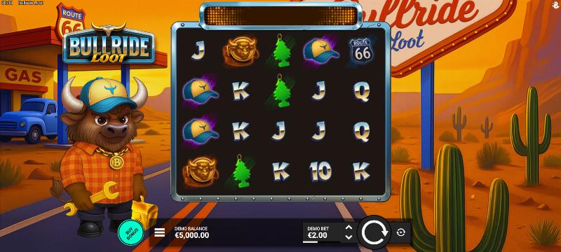 Bullride Loot slot game artwork