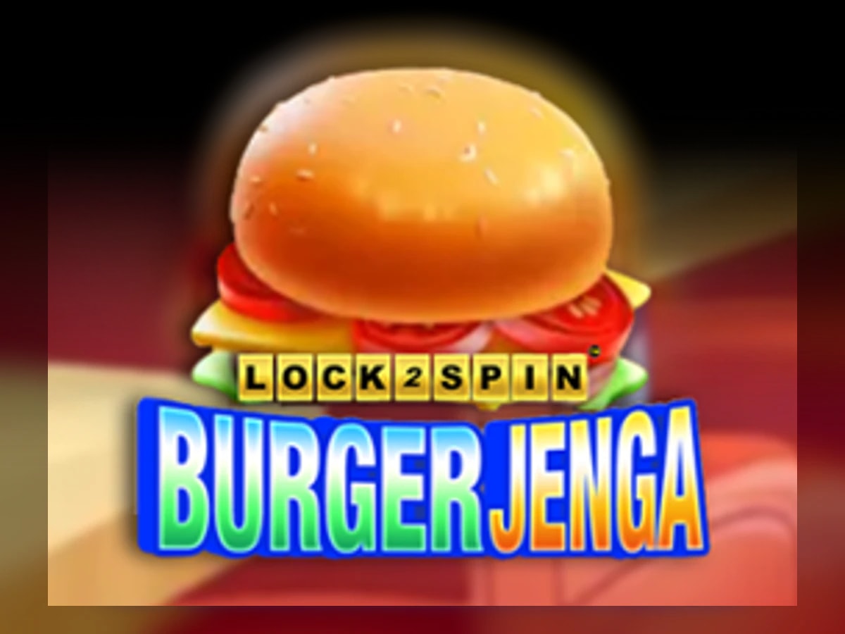Burger Jenga slot game artwork
