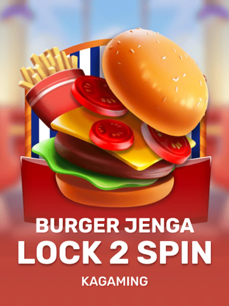 Burger Jenga Lock 2 Spin slot game artwork