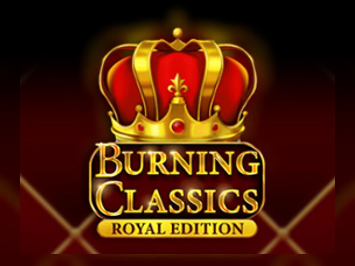Burning Classics Royal Edition slot game artwork