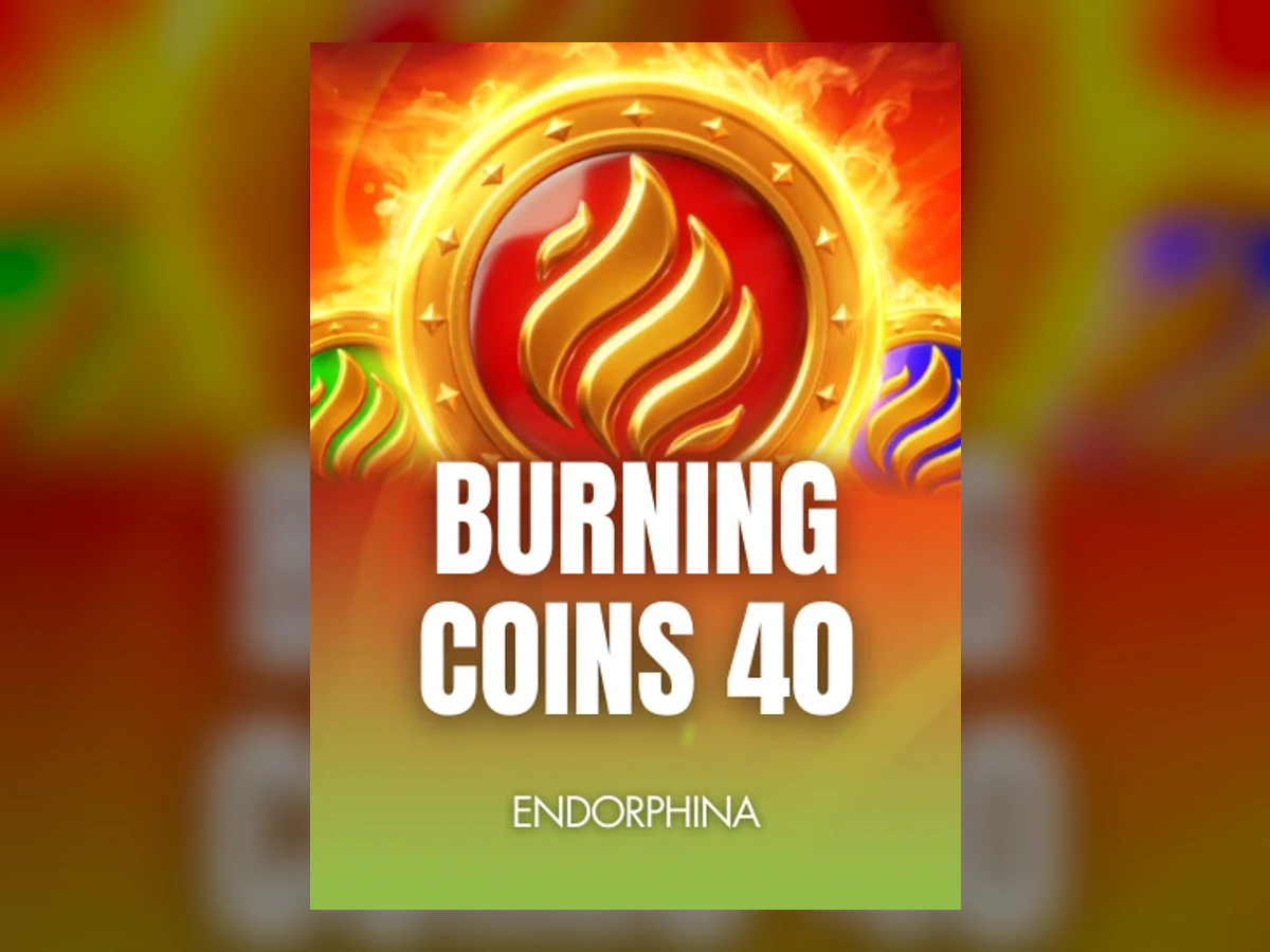 Burning Coins 40 slot game artwork