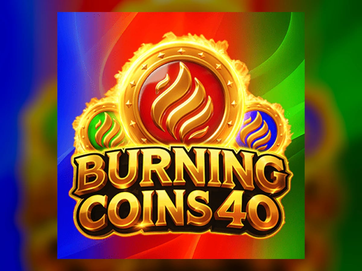 Burning Coins 40 slot game artwork