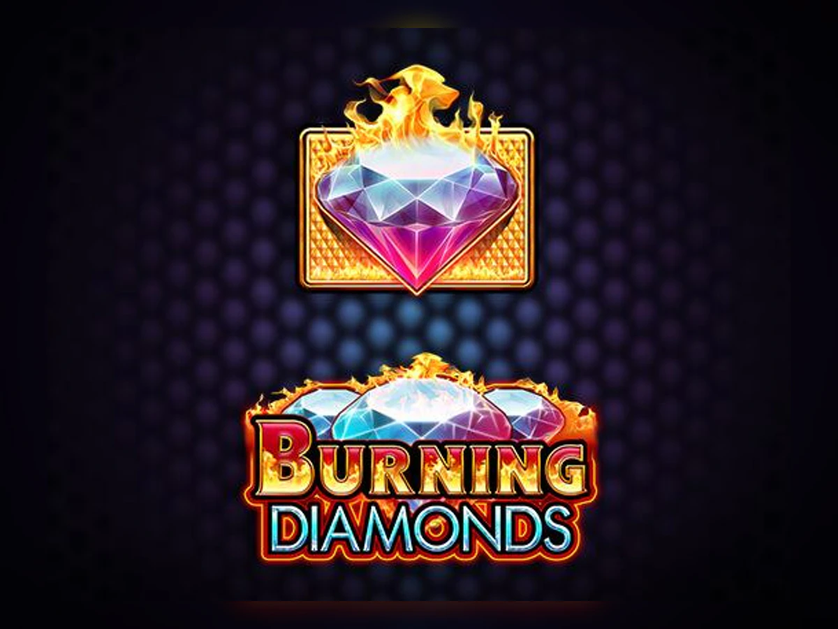 Burning Diamonds slot game artwork