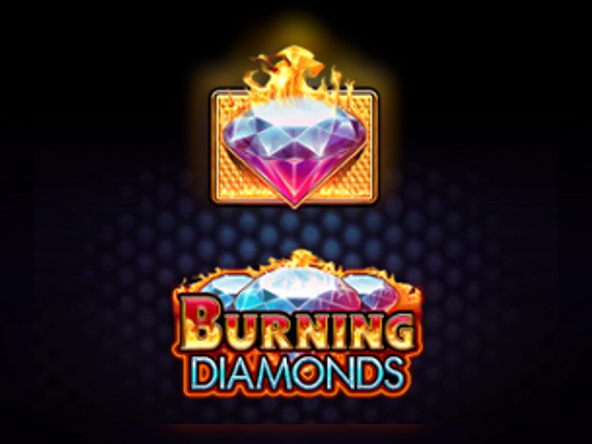 Burning Diamonds slot game artwork