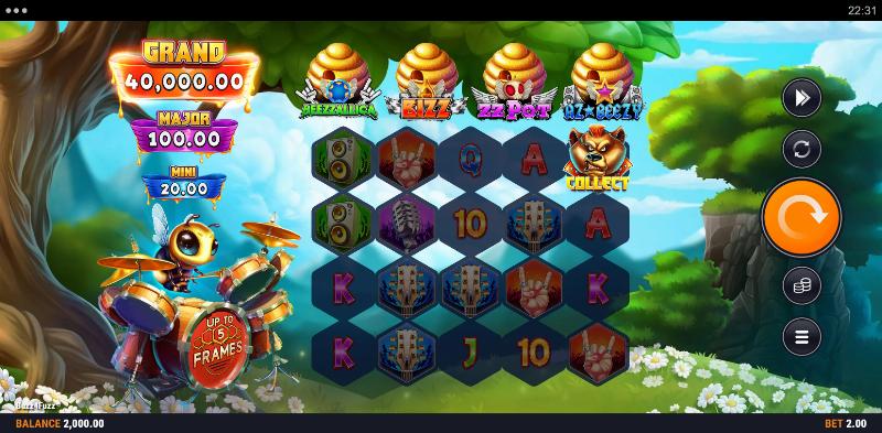 Buzz4Fuzz slot game artwork
