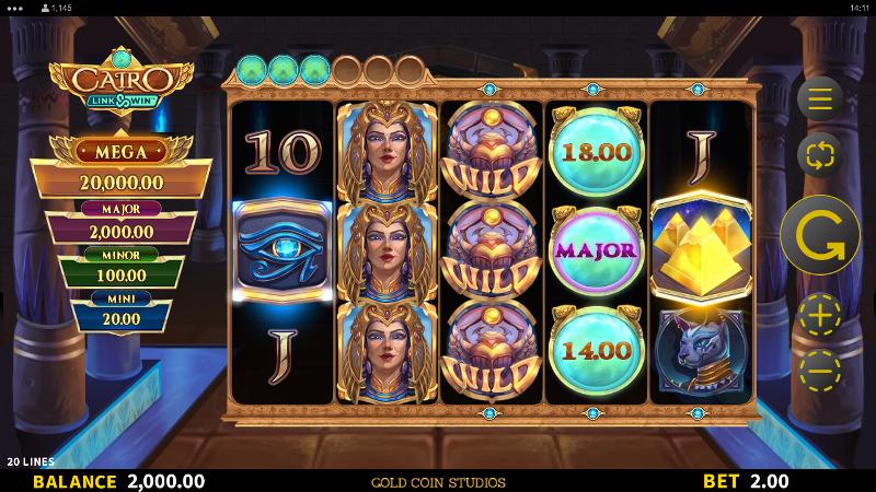 Cairo Link&Win slot game artwork