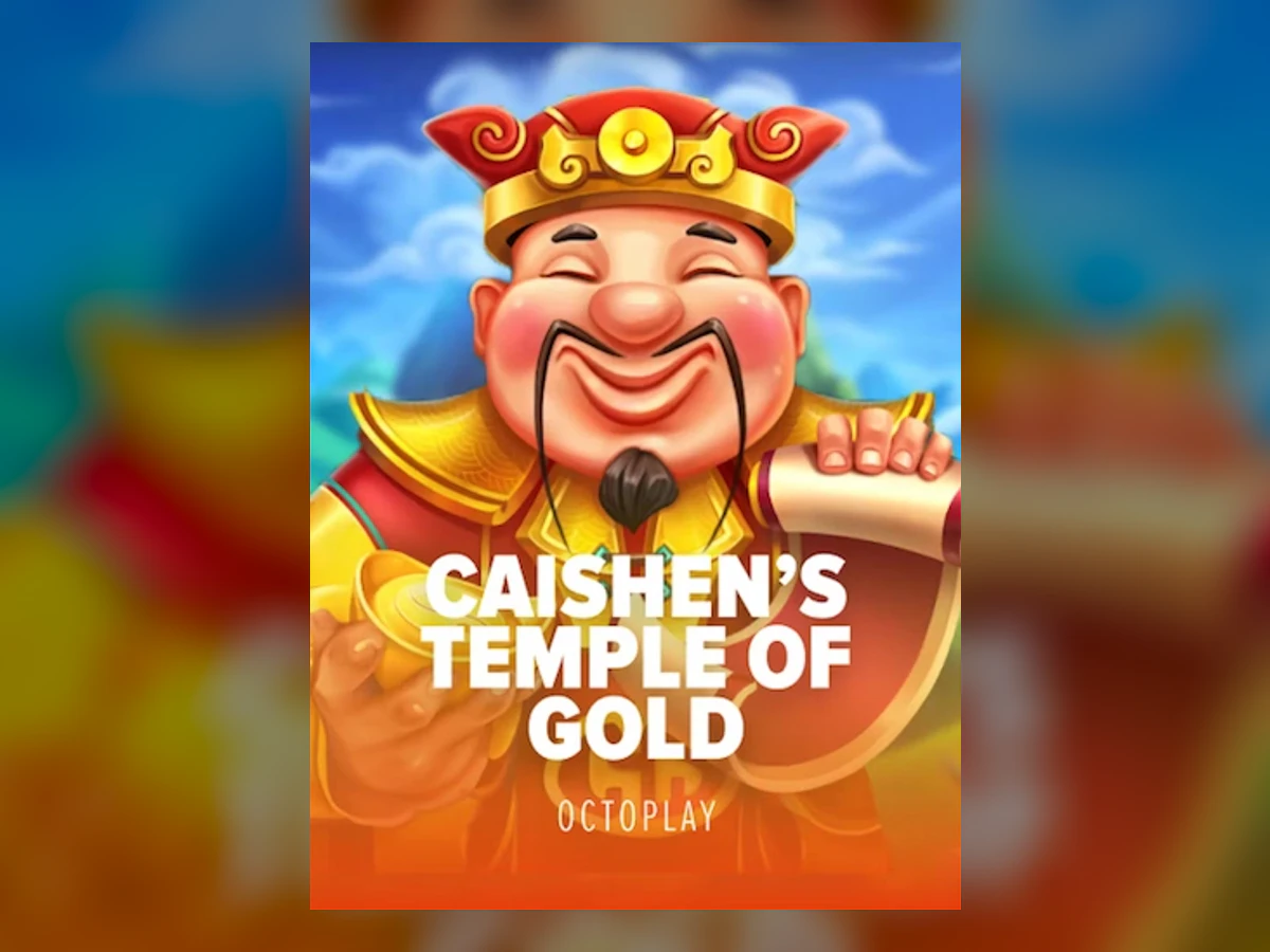 Caishen's Temple of Gold slot game artwork