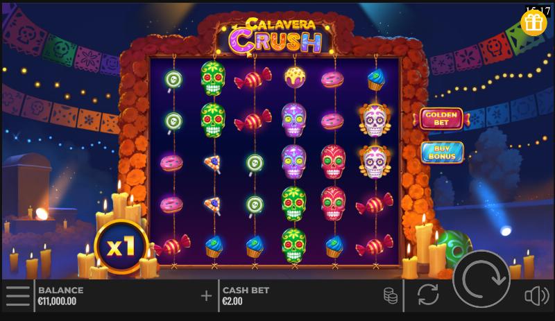Calavera Crush slot game artwork