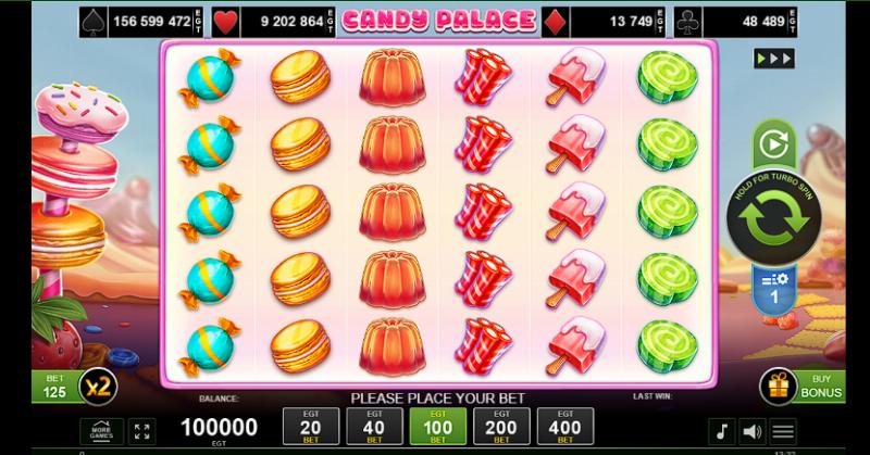 Candy Palace slot game artwork