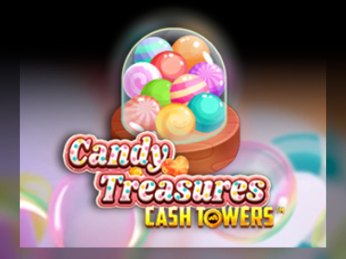 Candy Treasures Cash Towers slot game artwork