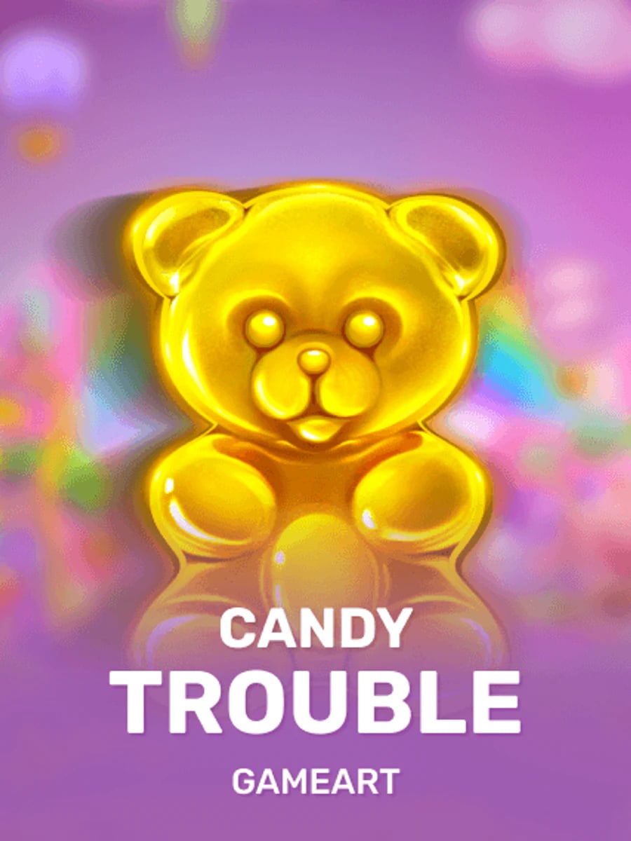 Candy Trouble slot game artwork