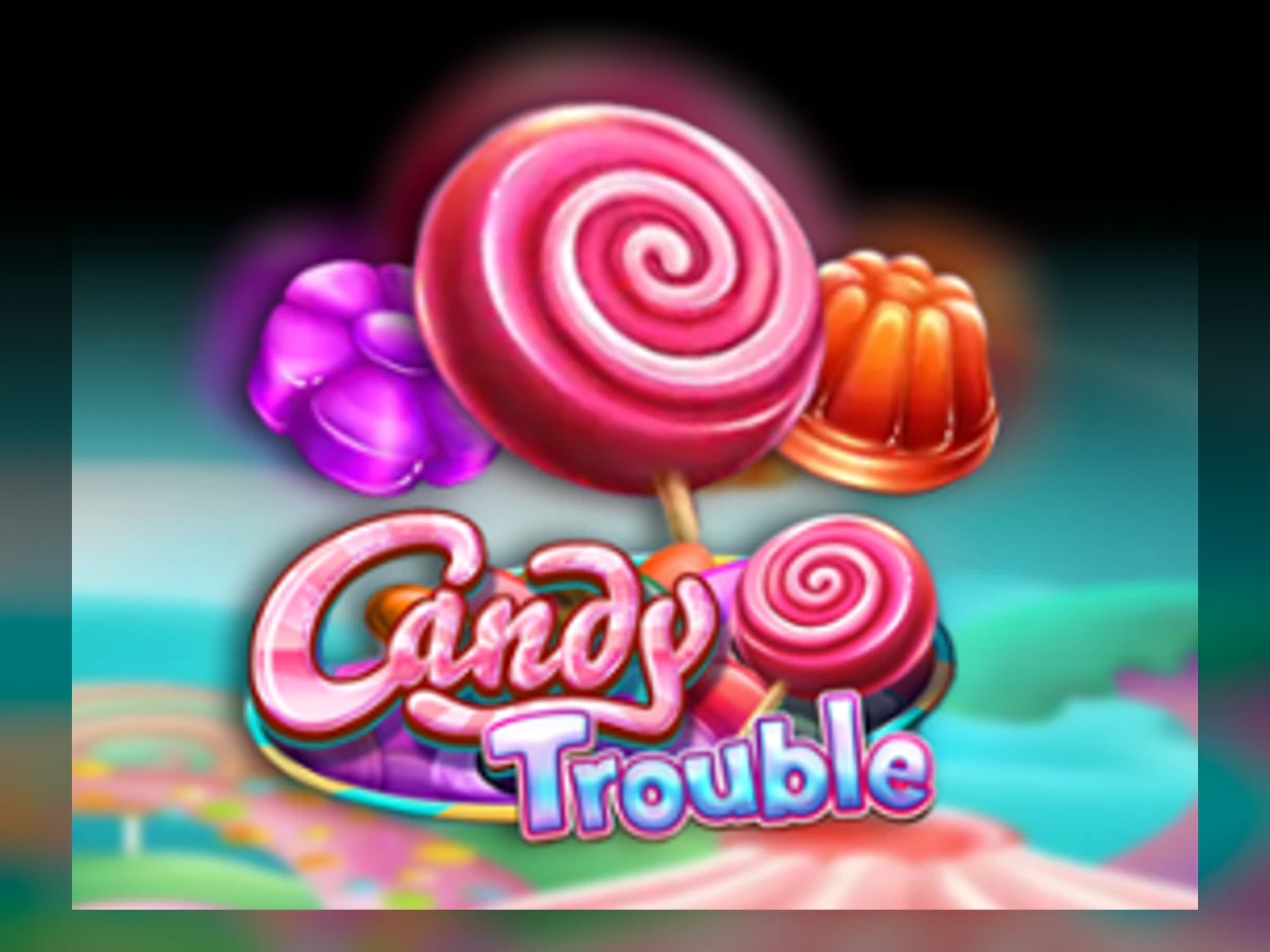 Candy Trouble slot game artwork
