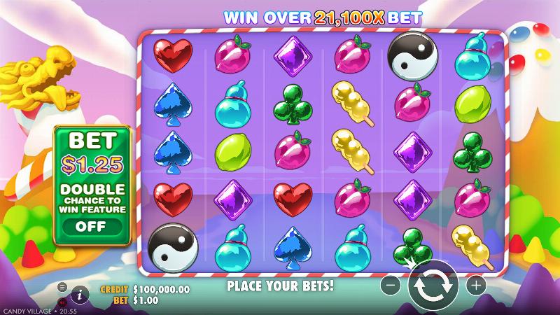 Candy Village slot game artwork