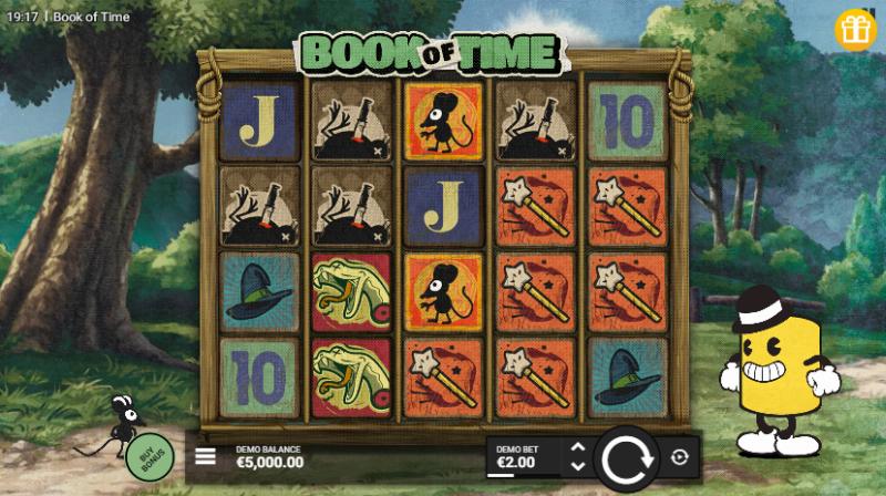 Canny The Can And The Book Of Time slot game artwork