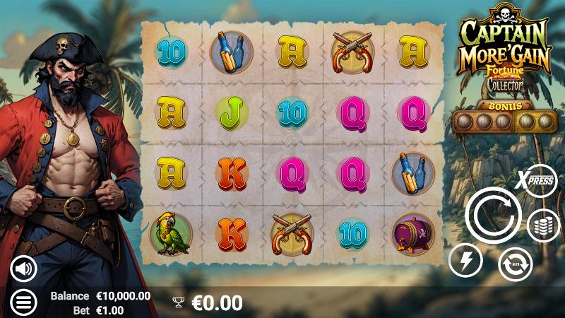 Captain More’gain slot game artwork